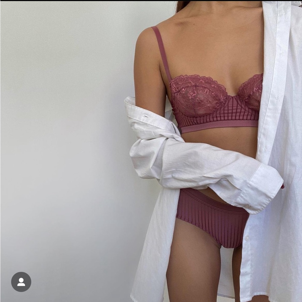 Pink Bra Set